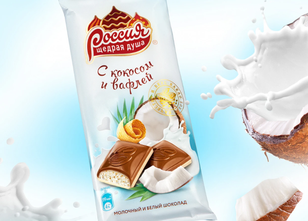 Cioccolato in Russia: il bianco avanza, il fondente arretra