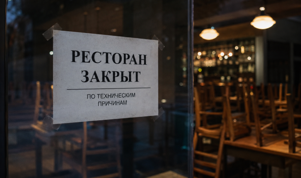 Crisi della ristorazione in Russia nel 2026