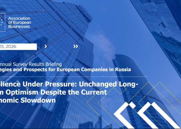 AEB: cala l’ottimismo delle imprese europee sull’economia russa